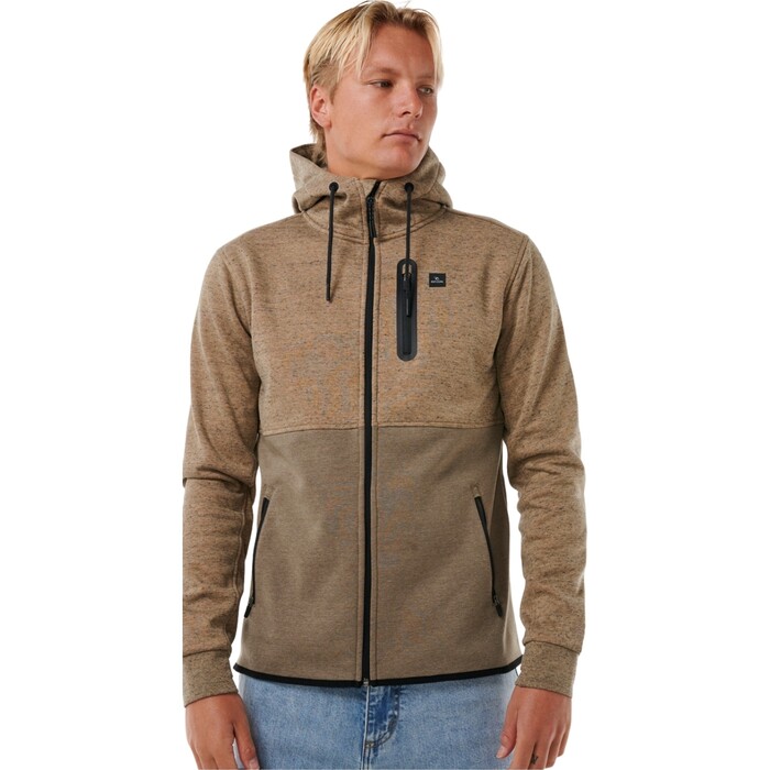 2024 Rip Curl Hombres Anti Series Cdigo Postal De Salida Fleece CFEDB9 - Sand Dune